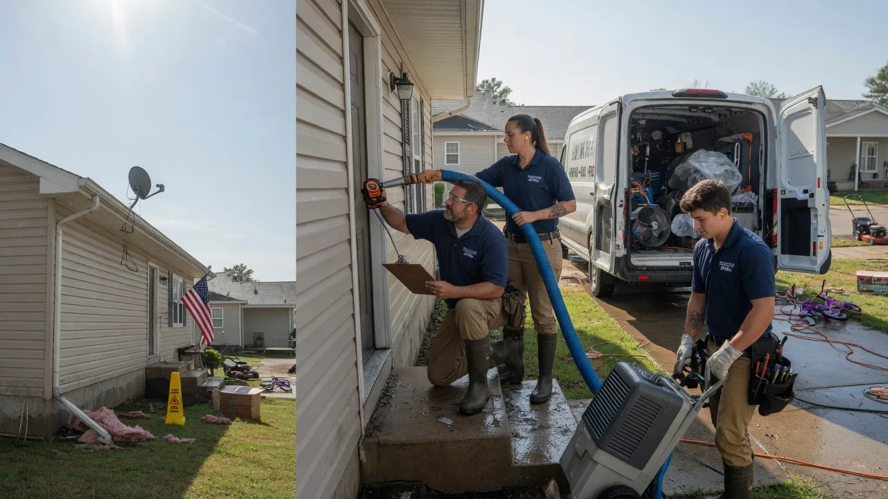 Ceiling Water Damage Restoration in Pittsville, VA near me